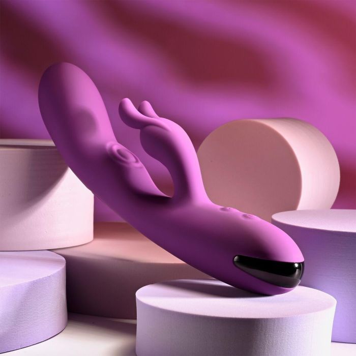 Vibrador Doble Estimulación Evolved Playboy Morado 3 Vibrador Doble Estimulación Evolved Playboy Morado 3