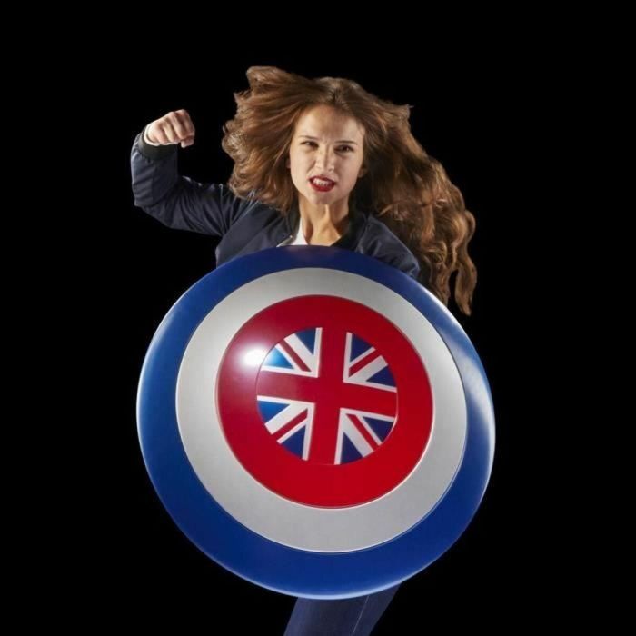 Hasbro HAS1696064326137 Escudo del Capitán Carter, Artículo de Cosplay, Serie Marvel Legends 3