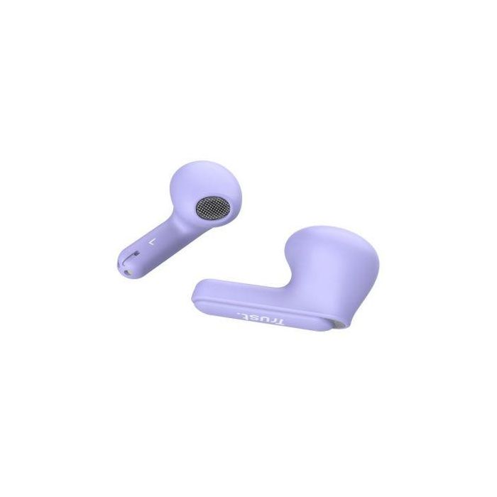 Auriculares Bluetooth Trust Yavi ENC con estuche de carga/ Morados 1 Auriculares Bluetooth Trust Yavi ENC con estuche de carga/ Morados 1