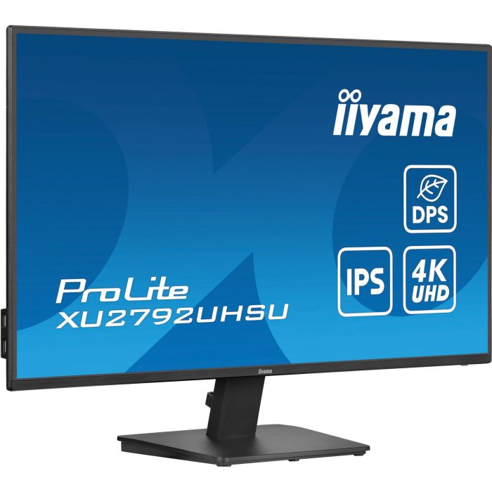 Iiyama ProLite XU2792UHSU-B6 Monitor 27" 4K Ultra HD IPS, 3840x2160, LED, USB-C, HDMI, DisplayPort, Altavoces, Negro 4