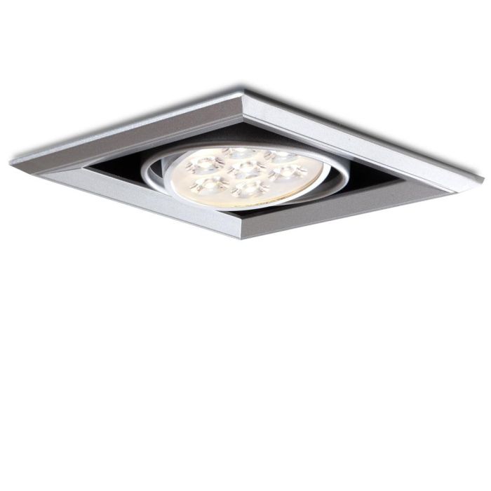 Foco Downlight LED Cuadrado 7W 700Lm 40.000H 1 Foco Downlight LED Cuadrado 7W 700Lm 40.000H 1