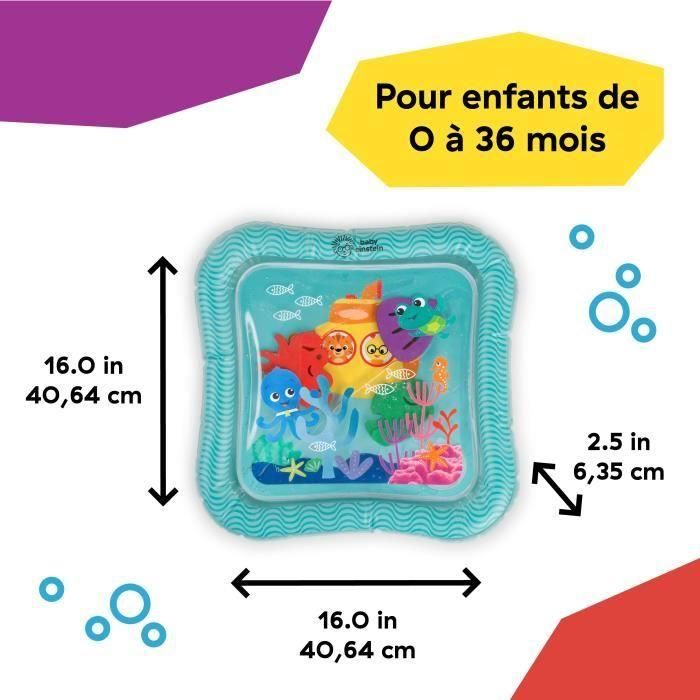 Esterilla de agua - BABY EINSTEIN Ocean Explorers Sensory Splash Water Mat - Tiempo boca abajo o juegos sentado - 0 a 36 meses 1