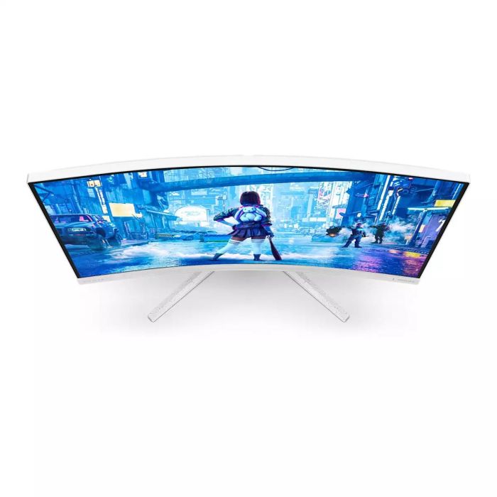 Philips 27M2C5201L Monitor Curvo 27 Pulgadas QHD 165Hz 1ms VA 2560x1440 16:9 Blanco Conexiones HDMI DP 3 Philips 27M2C5201L Monitor Curvo 27 Pulgadas QHD 165Hz 1ms VA 2560x1440 16:9 Blanco Conexiones HDMI DP 3
