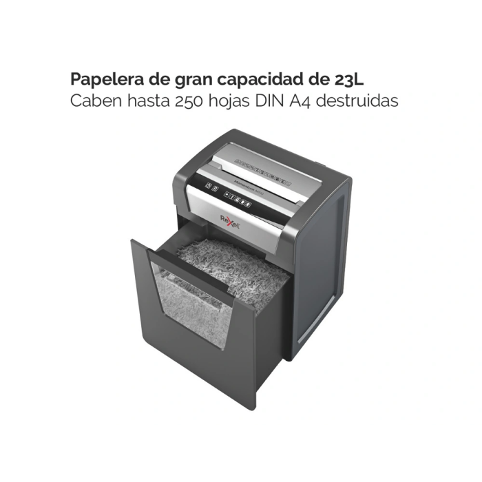 Trituradora de Papel Micro Corte Rexel Momentum M510 23 L 7