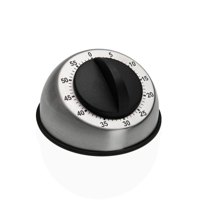 Temporizador de Cocina Versa 9,6 x 6,8 x 9,6 cm Negro Temporizador de Cocina Versa 9,6 x 6,8 x 9,6 cm Negro
