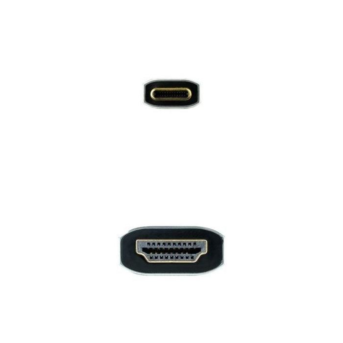 Nanocable 10.15.5162 Cable Conversor USB-C a HDMI 2.1 8K@60Hz 4K@120Hz compatible Thunderbolt 4/3 y USB PD 3.0 1.8m Negro 2 Nanocable 10.15.5162 Cable Conversor USB-C a HDMI 2.1 8K@60Hz 4K@120Hz compatible Thunderbolt 4/3 y USB PD 3.0 1.8m Negro 2