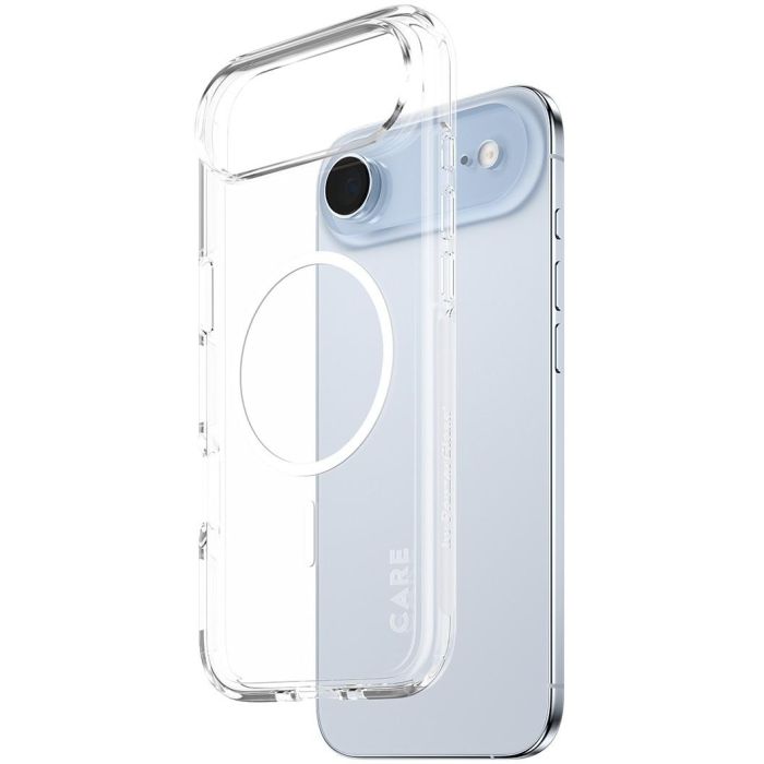 PanzerGlass CARE by Flagship Case Transparent Urban Explorer w. White MagSafe iPhone Air Funda Transparente Compatible con MagSafe