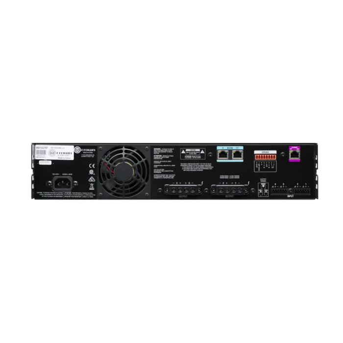 Crown CDi DriveCore 4|600BL Amplificador de 4 Canales, 600W Por Canal, con Blu Link 4