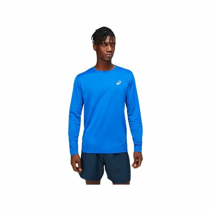 Camiseta de Manga Larga Hombre Asics Core SS Top Azul 0 Camiseta de Manga Larga Hombre Asics Core SS Top Azul 0