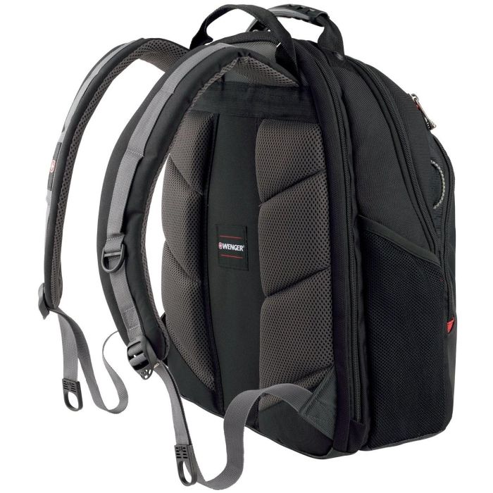 WENGER Legacy Notebook Rucksack fuer 35,8 bis 39,6cm 14,1 bis 15,6Zoll Tablet, Laptop schwarz grau 2 WENGER Legacy Notebook Rucksack fuer 35,8 bis 39,6cm 14,1 bis 15,6Zoll Tablet, Laptop schwarz grau 2