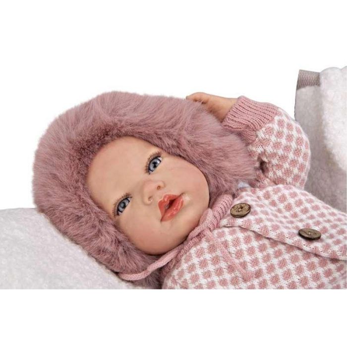 Muñeca reborn manuela con bolso y cojin 40 cm cuerpo blando 26 Muñeca reborn manuela con bolso y cojin 40 cm cuerpo blando 26