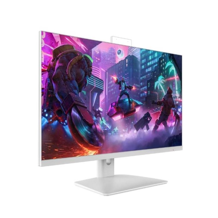 Nilox NXM24REGWEB01W Monitor Desktop Ips 24" Led Webcam 4Ms Fhd 1920x1080 75Hz 16:9 Vga-Hdmi-Dp Blanco 1