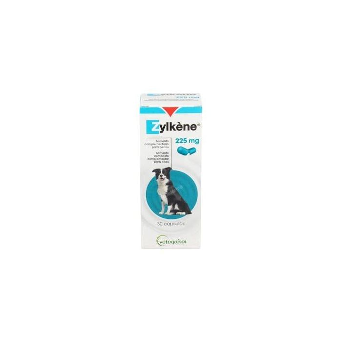 Vetoquinol Zylkene 225mg 30 Cápsulas para Perros y Gatos - Estabilizador de Comportamiento y Manejo del Estrés Vetoquinol Zylkene 225mg 30 Cápsulas para Perros y Gatos - Estabilizador de Comportamiento y Manejo del Estrés