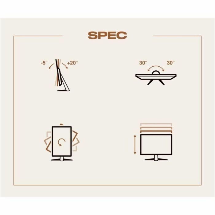 Japannext JAP1712236764136 Monitor PC 23.8'' Full HD (1920x1080) IPS 60Hz con Soporte Ergonómico 1