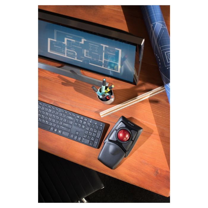 Kensington ExpertMouse Trackball Inalámbrico, Óptico, RF Wireless + Bluetooth, 400 DPI, Ambidextro, Negro 4