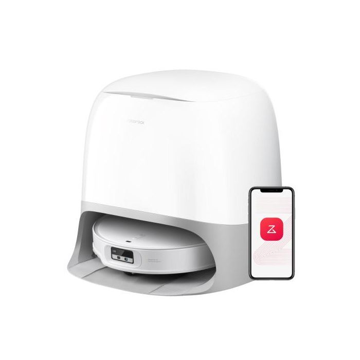 Roborock QRCX02-00 Robot Aspirador Blanco con Base de Carga