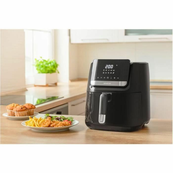 Freidora de aire - SENCOR - SFR 6550BK - 1600 W - 6,5 L - Negra 1 Freidora de aire - SENCOR - SFR 6550BK - 1600 W - 6,5 L - Negra 1
