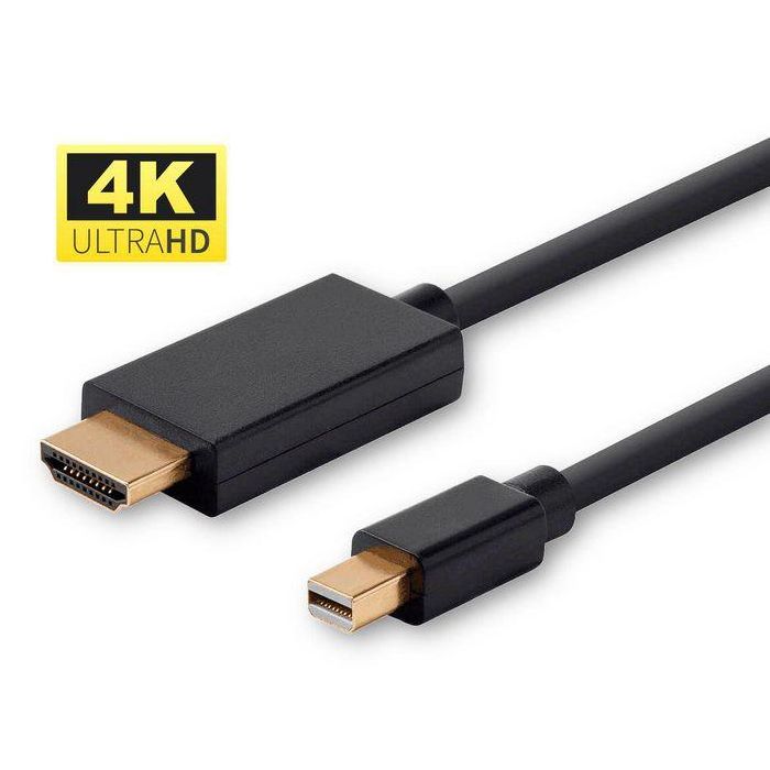 MicroConnect Cable Mini DisplayPort 1.2 a HDMI 4K, 5m