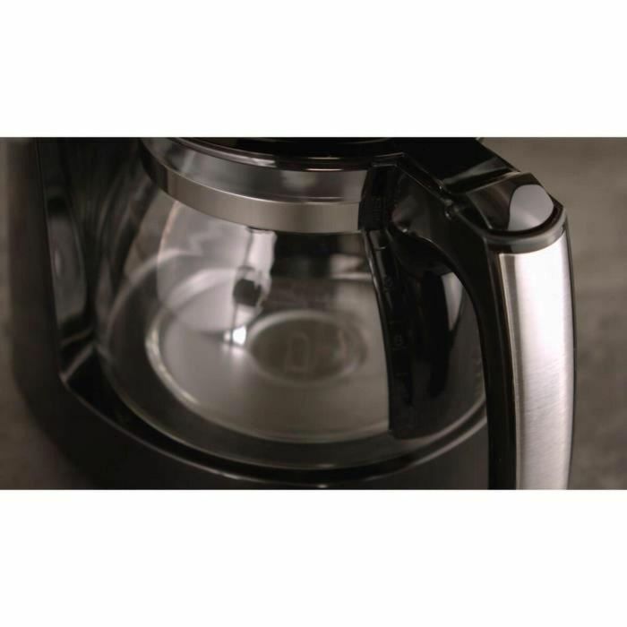 Melitta 1017-04 Cafetera Top Glass Noir/Cepilled Steel 1 Melitta 1017-04 Cafetera Top Glass Noir/Cepilled Steel 1