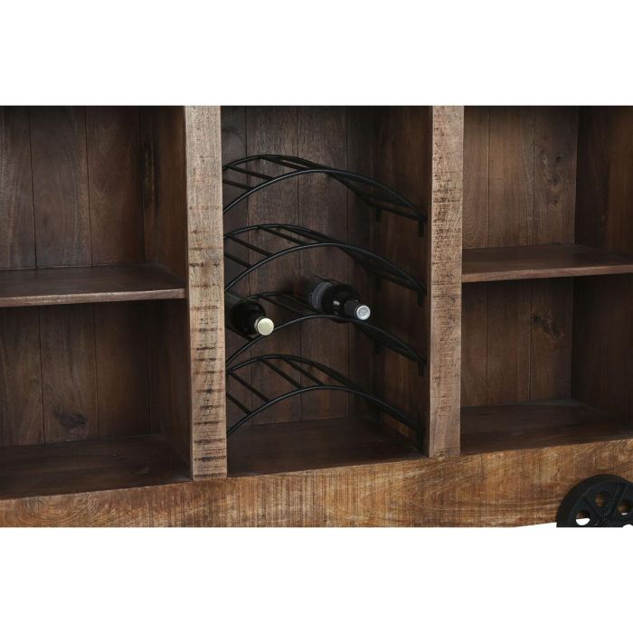 Mueble Bar Vintage DKD Home Decor Natural Negro 53 x 100 x 145 cm 4 Mueble Bar Vintage DKD Home Decor Natural Negro 53 x 100 x 145 cm 4