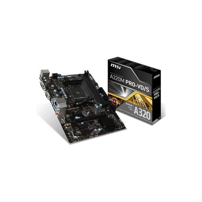Placa Base MSI A320M PRO-VD/S Socket AM4/ Micro ATX Placa Base MSI A320M PRO-VD/S Socket AM4/ Micro ATX