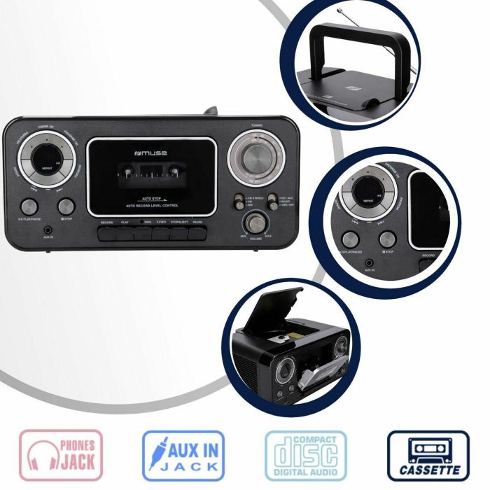 Radio Cassette Muse M-182 RDC 2 Radio Cassette Muse M-182 RDC 2