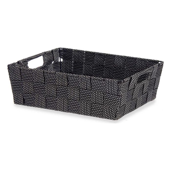Cesta Kipit Negro Tela 23 x 8 x 27 cm 2 Cesta Kipit Negro Tela 23 x 8 x 27 cm 2