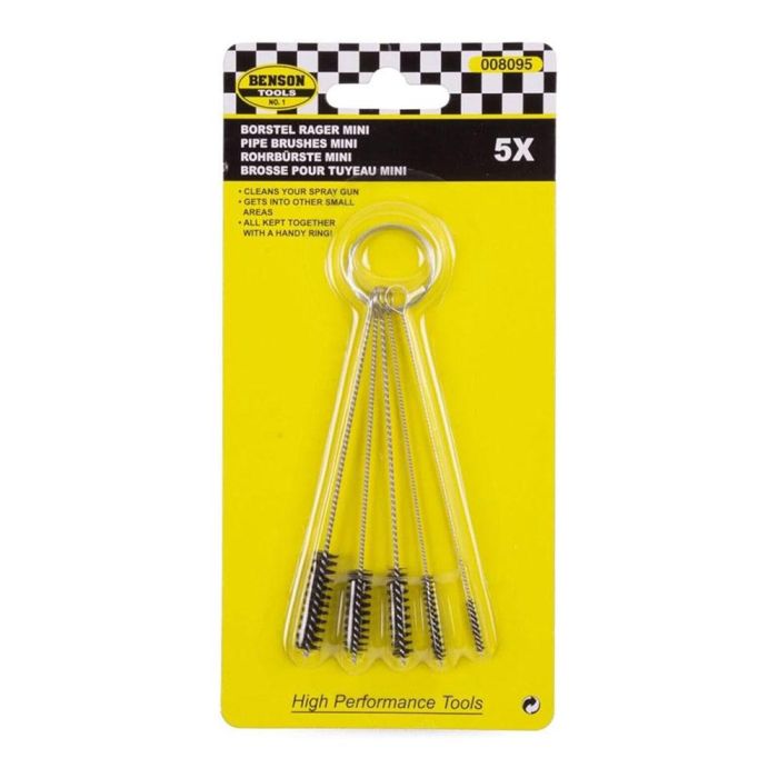 Benson Set de 5 cepillos mini profesionales y domésticos, 10 cm 1 Benson Set de 5 cepillos mini profesionales y domésticos, 10 cm 1