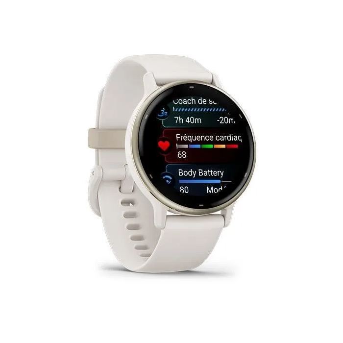 Garmin GAR0753759324919 Vivoactive 5 Reloj GPS conectado con WiFi, 30,4 mm (1.2), Crema Oro con correa Beige 2 Garmin GAR0753759324919 Vivoactive 5 Reloj GPS conectado con WiFi, 30,4 mm (1.2), Crema Oro con correa Beige 2