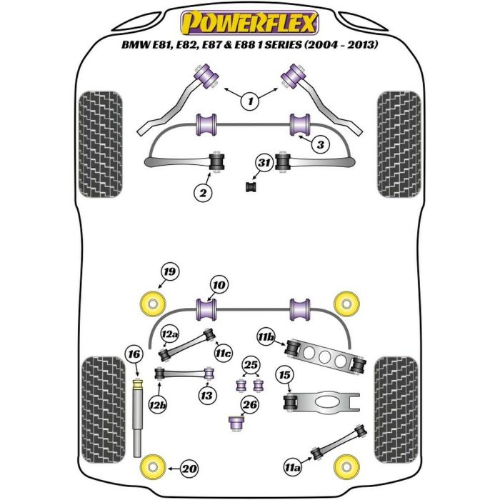 Silentblock Powerflex PF5-4660 1 Silentblock Powerflex PF5-4660 1