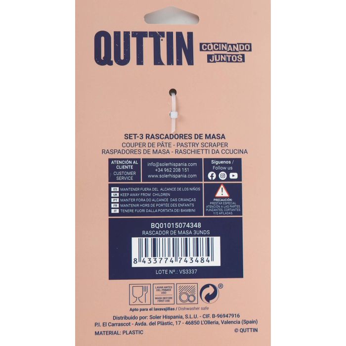 Rascador de masa Quttin - Pack de 3 unidades (48 Unidades) 6