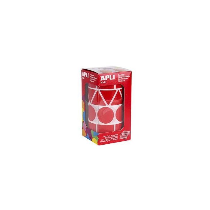 Apli Gomets Figuras Surtidas Rollo Rojo XL