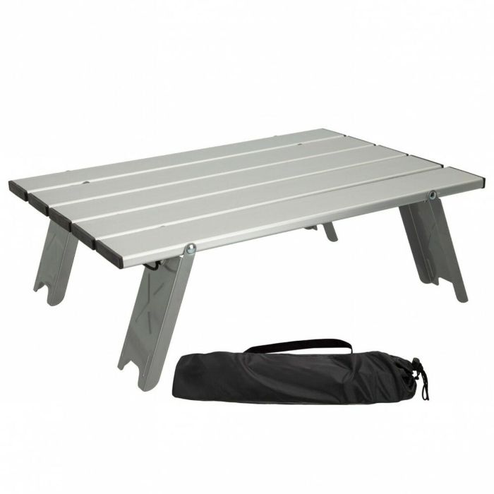 Mesa Plegable Aktive Plateado Aluminio 40 x 13 x 28,5 cm (4 Unidades) 4 Mesa Plegable Aktive Plateado Aluminio 40 x 13 x 28,5 cm (4 Unidades) 4