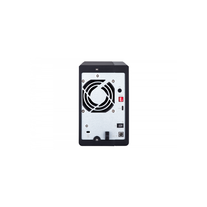 QNAP TR-002 DAS Caja de Expansión de Almacenamiento 2 Bahías 3.5"/2.5" SATA USB-C 3.2 Gen 2 con RAID de Hardware Tipo Torre 8