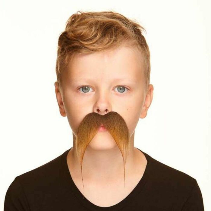 Bigote infantil rubio pelirrojo talla única Bigote infantil rubio pelirrojo talla única