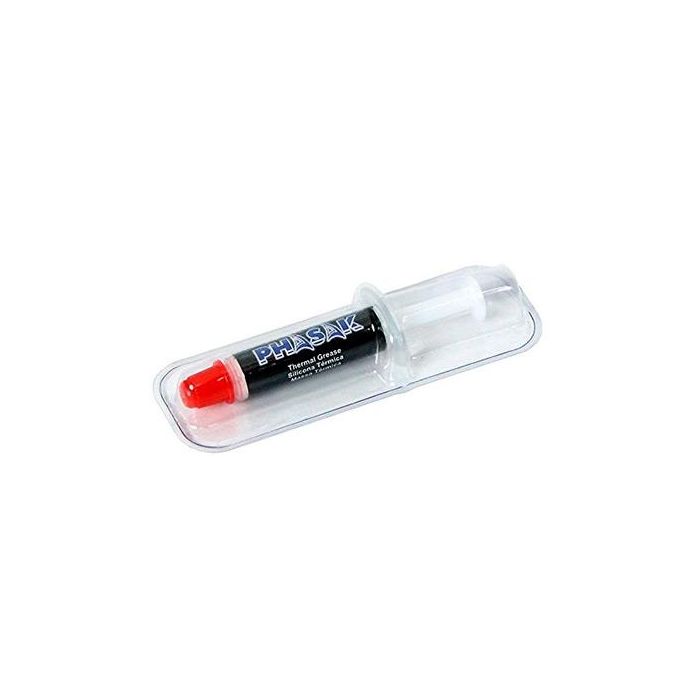 Phasak Syringe Grey - Silver 0.5 Pasta Térmica para Disipadores de Calor, Procesadores y Tarjetas Gráficas - Maximiza Rendimiento Térmico