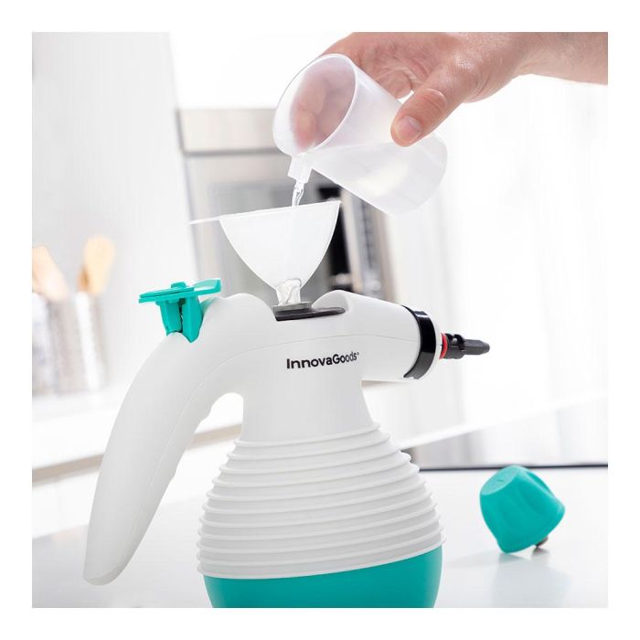 Vaporeta de Mano Multiusos con Accesorios 9 en 1 Steany InnovaGoods 0,35 L 3 Bar 1000W 2 Vaporeta de Mano Multiusos con Accesorios 9 en 1 Steany InnovaGoods 0,35 L 3 Bar 1000W 2