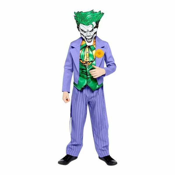 Warner Bros. Disfraz Infantil Joker Comic Morado Talla 8-10 Años
