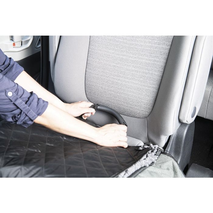 Dog Gone Smart Funda Protectora de Asiento Individual para Coche de Perros, Microfibra Absorbente Anti-suciedad y Pelos, Negro 112x89 cm 2 Dog Gone Smart Funda Protectora de Asiento Individual para Coche de Perros, Microfibra Absorbente Anti-suciedad y Pelos, Negro 112x89 cm 2