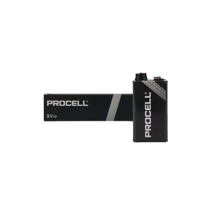 Duracell ID1604IPX10 Pack 10 Pilas Alcalinas 9V Procell Duracell ID1604IPX10 Pack 10 Pilas Alcalinas 9V Procell