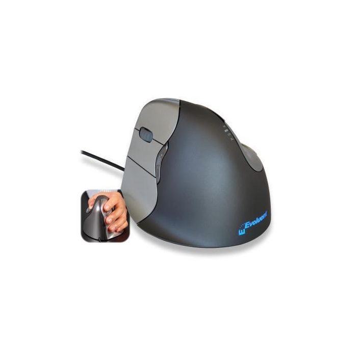 Evoluent VerticalMouse 4, small, 6 buttons, USB, Windows XP/7/Vista Evoluent VerticalMouse 4, small, 6 buttons, USB, Windows XP/7/Vista