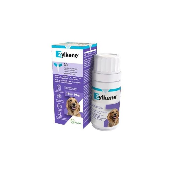 Vetoquinol Zylkene Plus 450 mg 30 Cápsulas para Perros de 15-60 kg