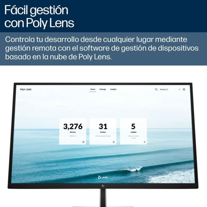 Poly Studio V52 Webcam 4K UHD con USB, Cámara 20MP, Micrófonos Estéreo, HDMI, USB-C, para Videoconferencias Profesionales 5