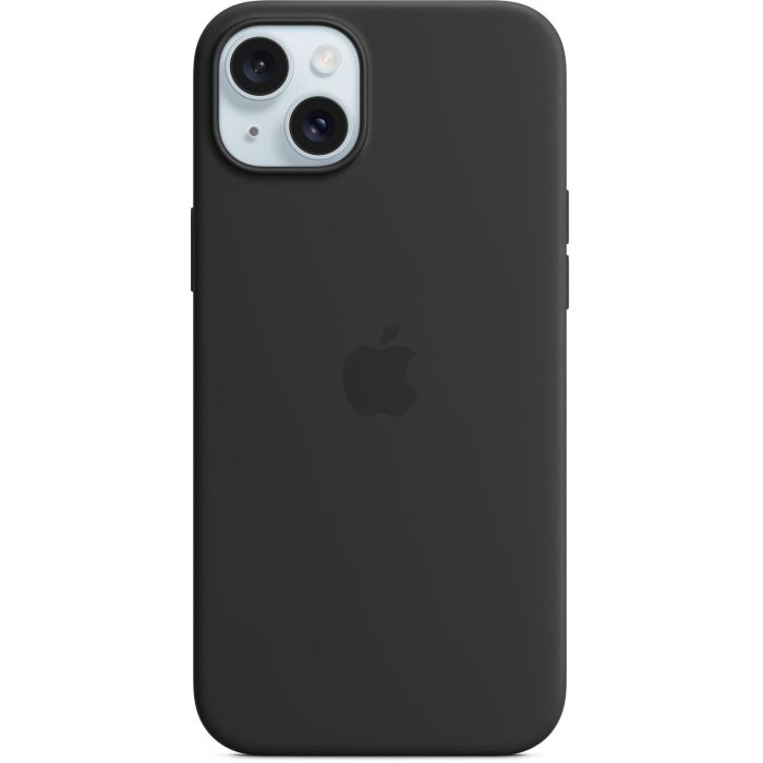 Apple Funda de Silicona con MagSafe para iPhone 15 Plus - Negra 0 Apple Funda de Silicona con MagSafe para iPhone 15 Plus - Negra 0