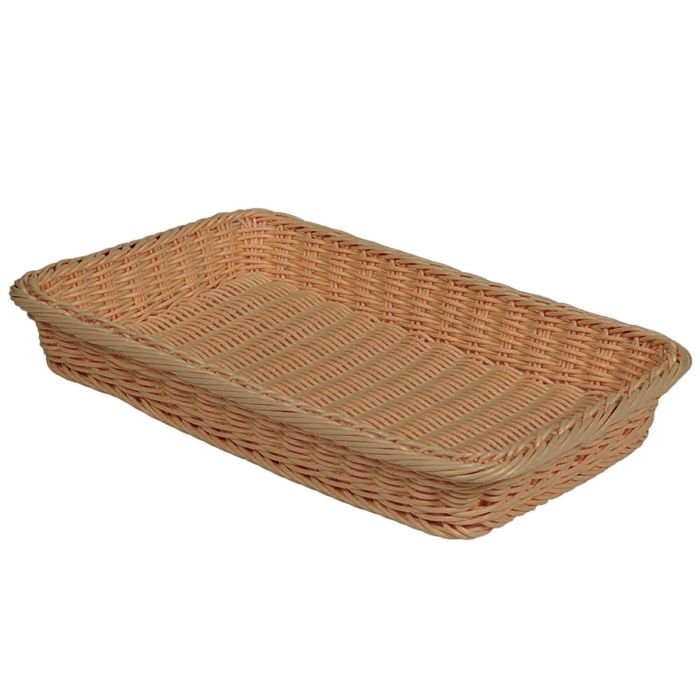 GET - WB-1509-HY - Cesta rectangular - 45,7 x 31,1 x 6,4 cm - Color Miel