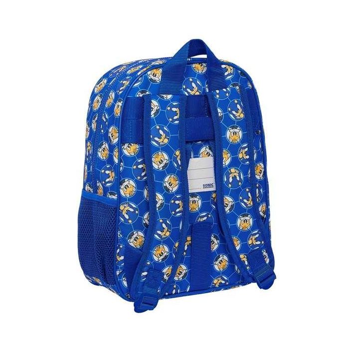 Mochila Escolar Sonic Prime Azul 26 x 34 x 11 cm 1