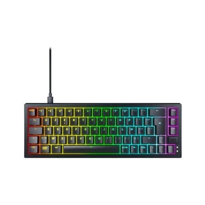 Teclado mecánico para juegos - CHERRY XTRFY K5V2 COMPACT - Formato 65% - Iluminación LED RGB - Negro 0 Teclado mecánico para juegos - CHERRY XTRFY K5V2 COMPACT - Formato 65% - Iluminación LED RGB - Negro 0