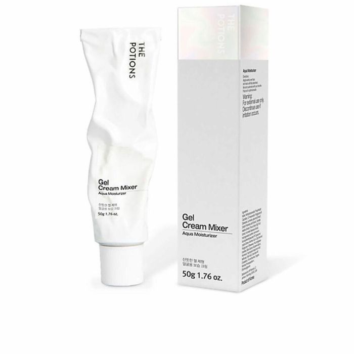 The Potions MIXER Gel Crema Facial Hidratante Intensa, Refrescante, Calma Piel, Reduce Poros, Todo Tipo de Pieles 50g