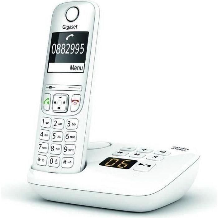Teléfono fijo GIGASET AS690 A Blanco Teléfono fijo GIGASET AS690 A Blanco