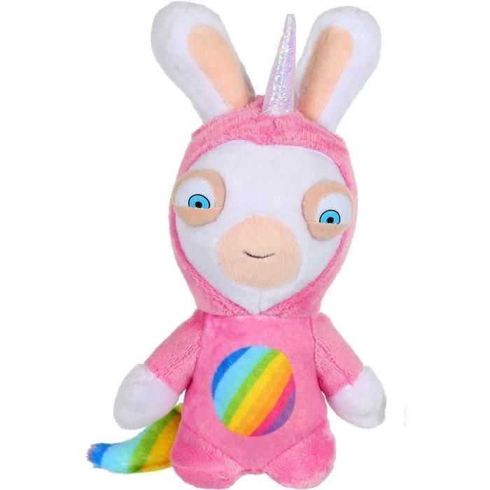 CONEJOS CRETINOS Peluche Unicornio Lapicorne Sonido Rosa - 18 cm CONEJOS CRETINOS Peluche Unicornio Lapicorne Sonido Rosa - 18 cm